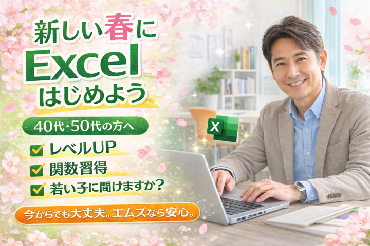網干・飾磨・広畑・姫路の速習EXCEL資格就職